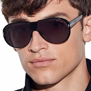 New, Tom Ford Sunglasses TF1072 01B Vincenzo, Authentic